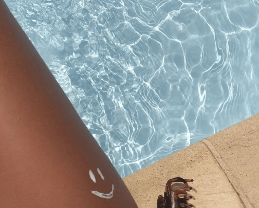 Tanning cover photo collage