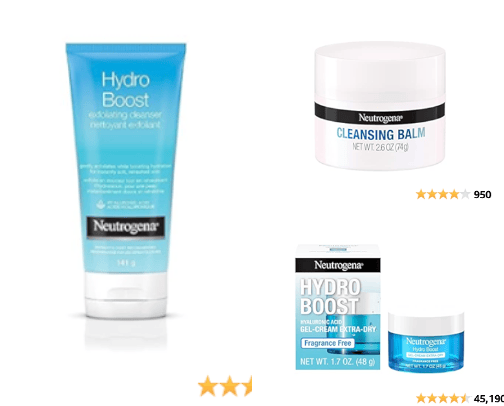 Skin care cover photo collage