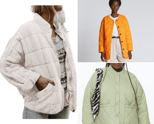 Quilted Jackets cover photo collage