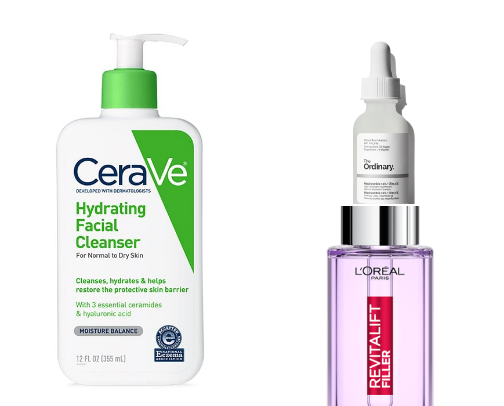 Budget skincare that actually works for clear skin cover photo collage