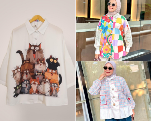 Ameela.KL Printed Shirts for Effortless Style cover photo collage