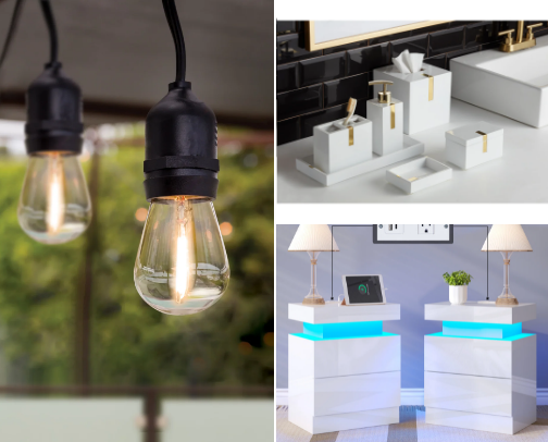 Cute and useful home decor🏡💗 cover photo collage