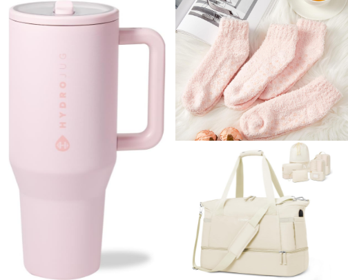 Hospital Bag Essentials for Labor (Mom + Dad Checklist) cover photo collage