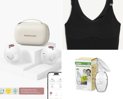Breastfeeding/Pumping Mommas essentials cover photo collage