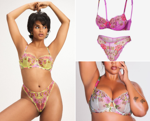 Lingerie cover photo collage