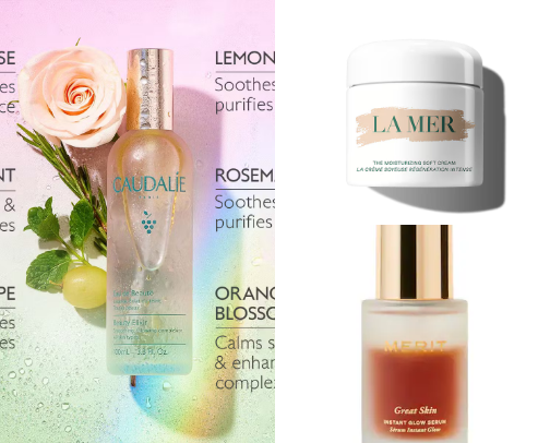 Skincare Holy Grails cover photo collage