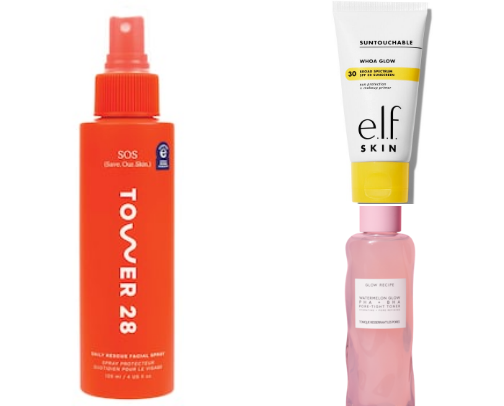 My skincare Essentials 🎀 cover photo collage