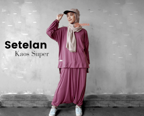 Outfit Olahraga versi syari cover photo collage