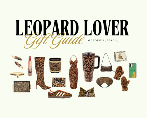 Gift Guide for Leopard Lovers cover photo collage