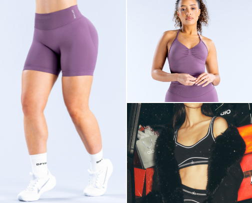 Activewear needs!!! cover photo collage