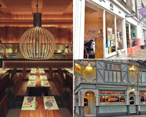 london food & drinks cover photo collage