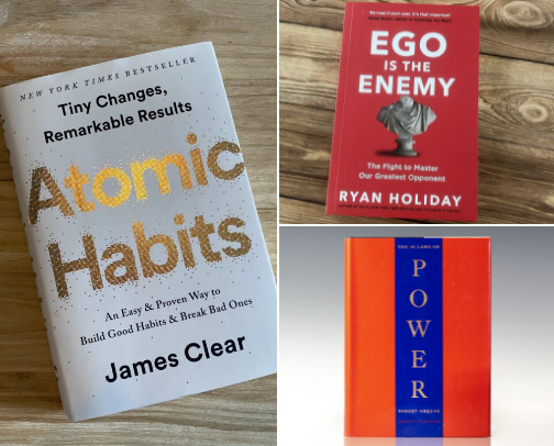 The books I started reading in 2026 cover photo collage