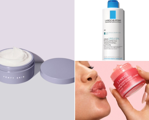 Winter essentials |Beauty |Skincare |Fashion|Health cover photo collage