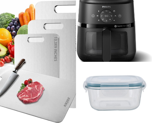 My Meal Prep & Kitchen Essentials cover photo collage