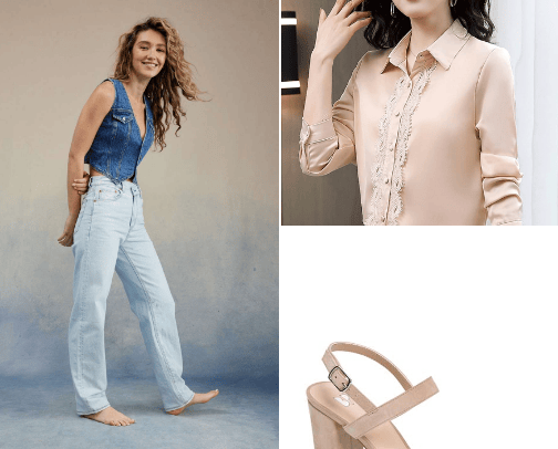 Clothing styles cover photo collage