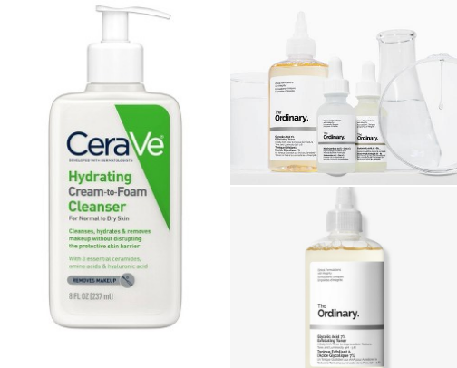 Skincare for a dry skin cover photo collage