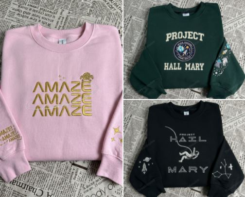 Project Hail Mary cover photo collage