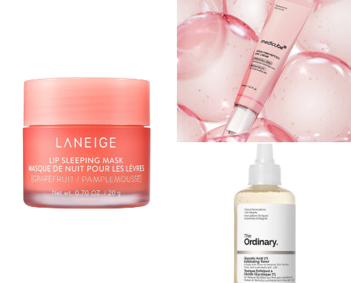 My skincare favorites i’ve repurchased and why! cover photo collage