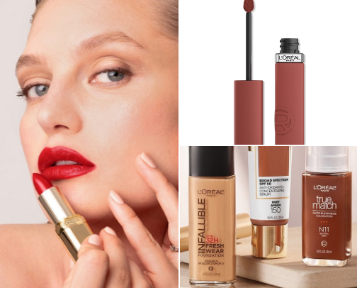 Loreal Paris Product cover photo collage