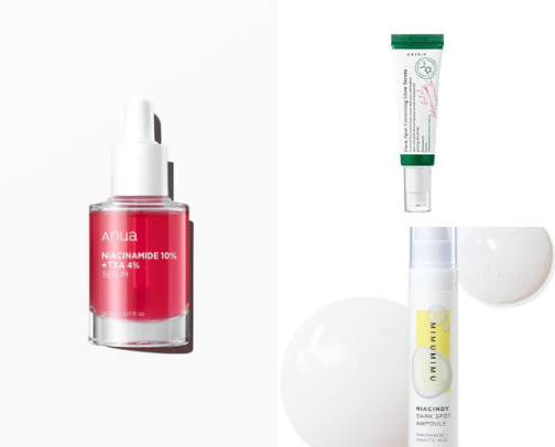 top 3 products for dark spots cover photo collage