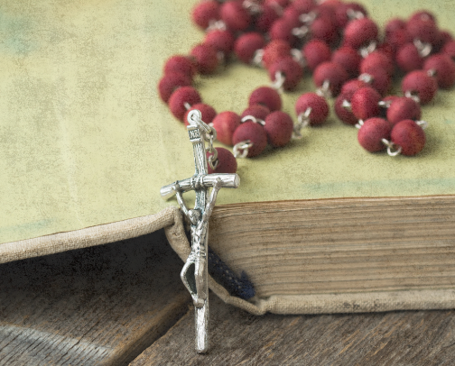 Best Books about the Rosary cover photo collage