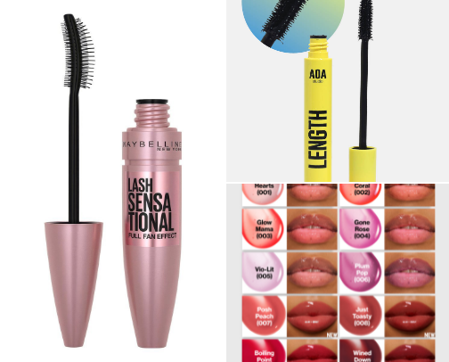 Fave makeup products cover photo collage