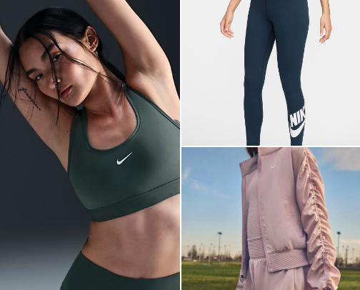 Nike Women best seller clothing cover photo collage