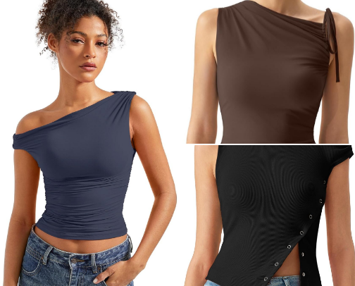 Amazon affordable cute tops for the girlies who want to elevate their closet 🌸✨ cover photo collage