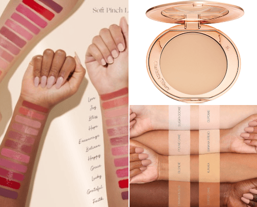 Face makeup cover photo collage