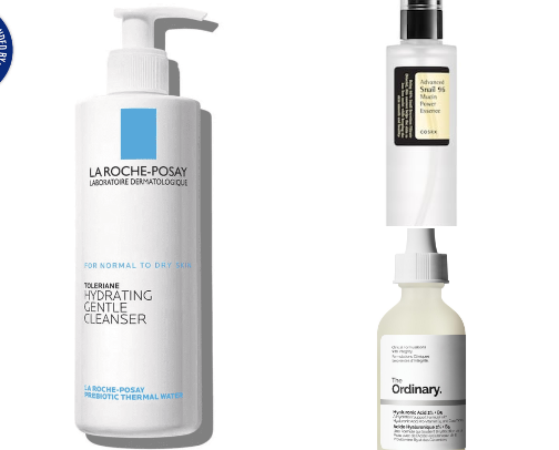 Skincare for Dry Skin cover photo collage