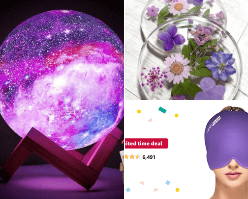 Purple Party 💜💜 cover photo collage