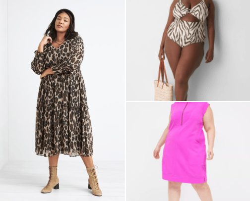 Plus Size Fashion cover photo collage