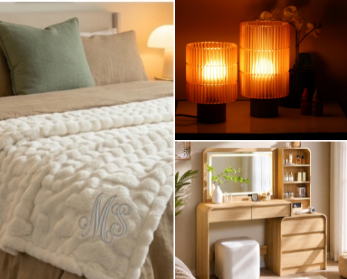 Cozy bedroom decor essentials🛏️✨ cover photo collage