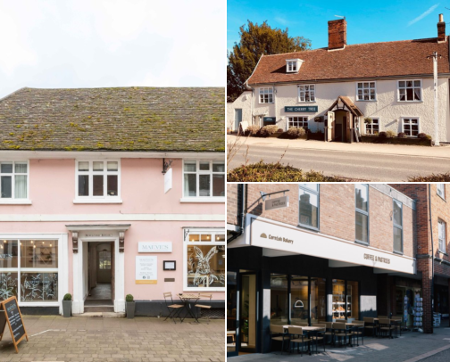 Places to Eat in Woodbridge, Suffolk cover photo collage