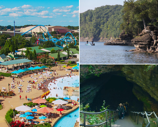 having a blast In Kentucky!! places you must visit cover photo collage