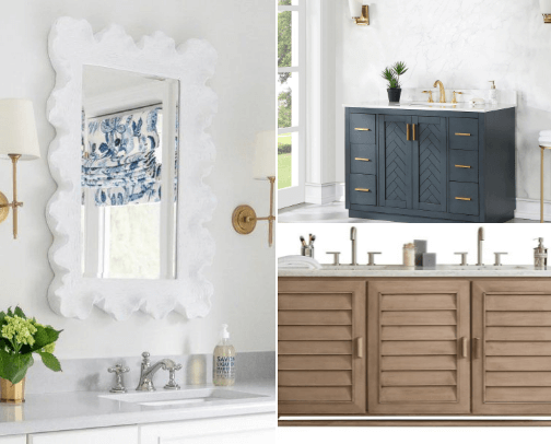 Who can resist these dreamy coastal bathrooms? cover photo collage