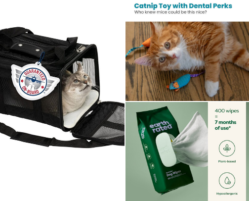Travelling with Cats - the Essentials... cover photo collage