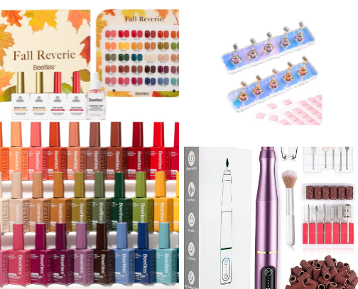 Everything you need to start making your own press on nails! cover photo collage