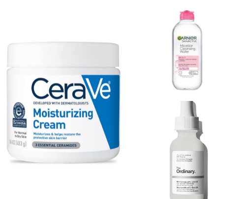 Skin care cover photo collage