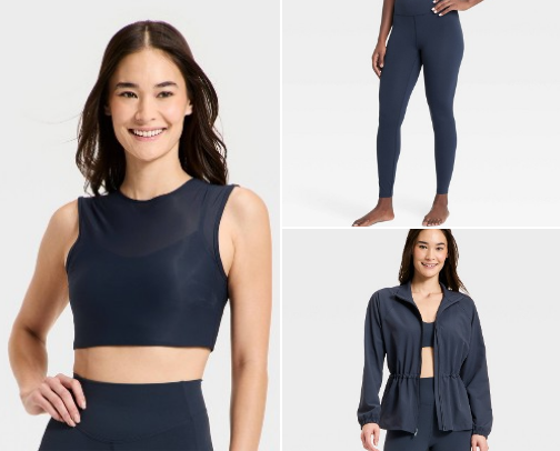 Favorite workout set from Target cover photo collage