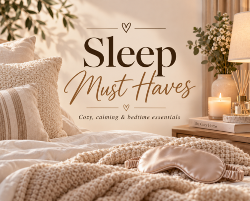 Sleep Must-Haves & Bedtime Essentials cover photo collage