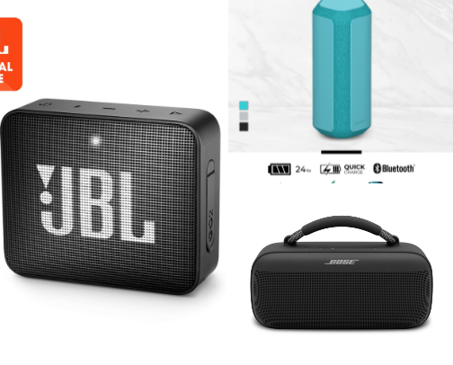 Rekomendasi Bluetooth Speaker kualitas dunia cover photo collage