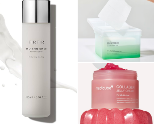 Korean Skincare🧴✨ cover photo collage