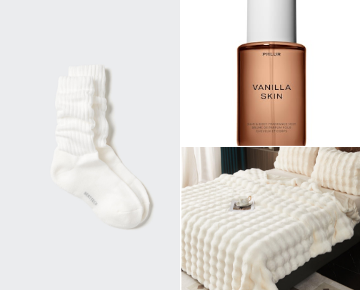 Gift ideas for the cozy girlies under 50$ cover photo collage