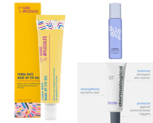 My fav skincare cover photo collage