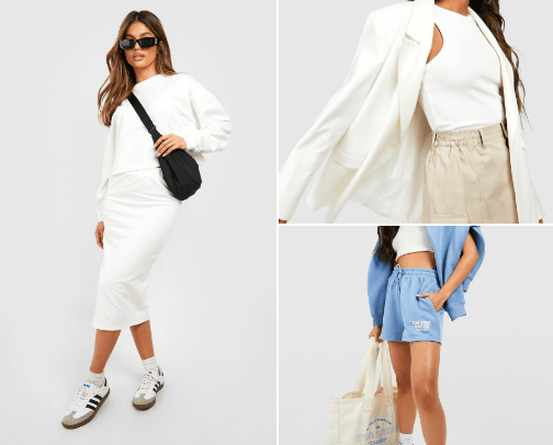 BOOHOO cover photo collage