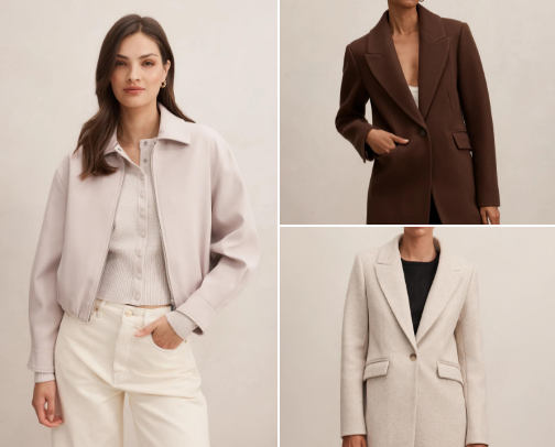 Forever New Jackets for petites cover photo collage