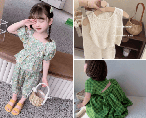 Little girl outfit 🧚🏽‍♀️🧚🏽‍♀️ cover photo collage