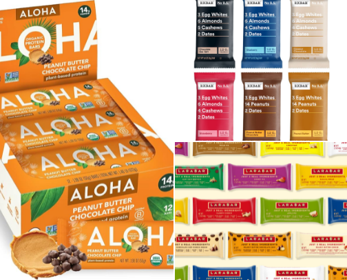 Best clean protein bars cover photo collage
