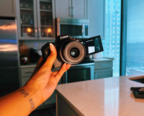 content creator must-haves 🤳🏽 cover photo collage